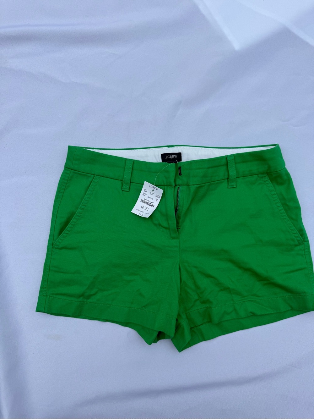 J. Crew Bright Green Women's Chino Shorts